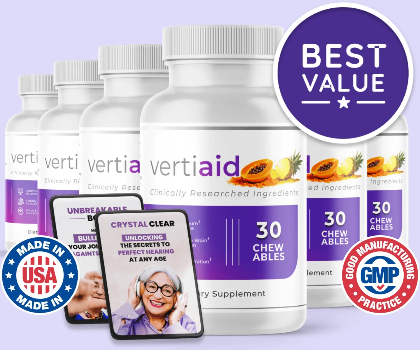 vertiaid 6 bottles