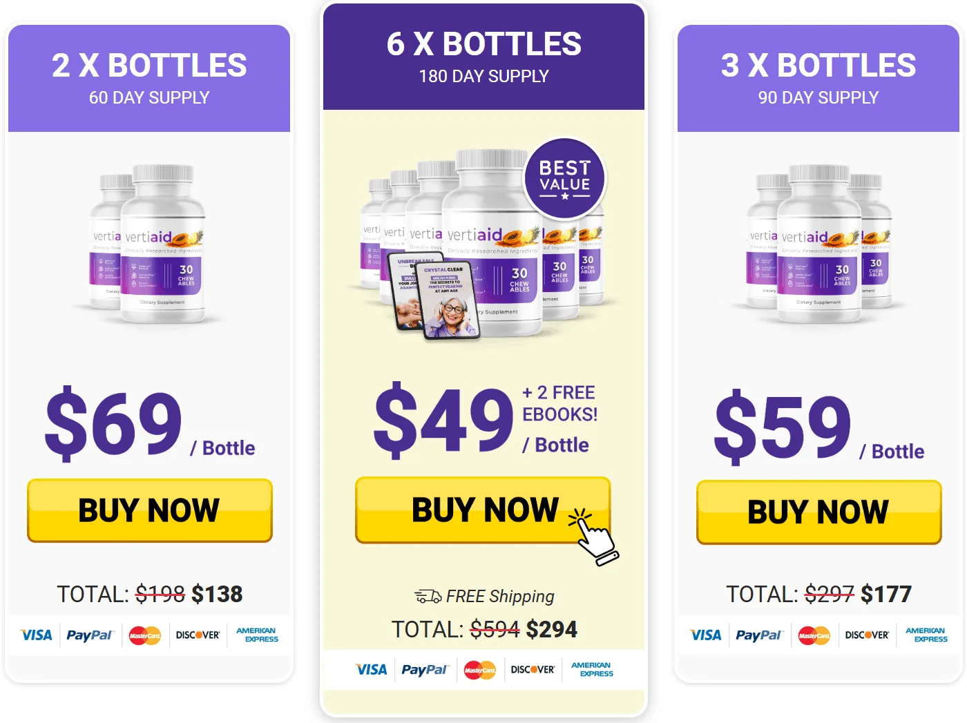vertiaid price